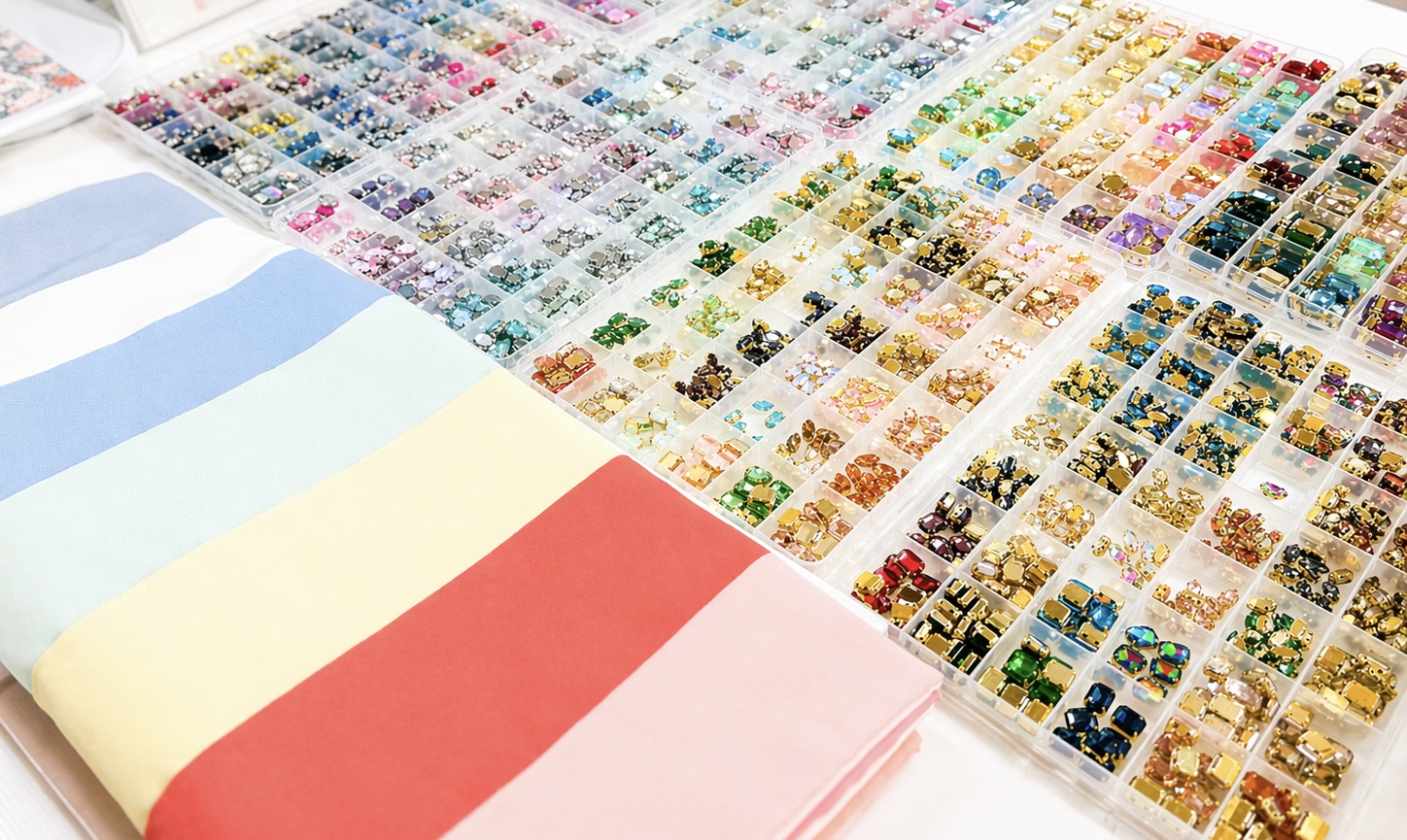 300種類以上のビジュー